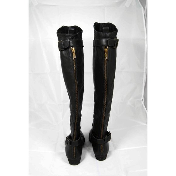 Joie Over the Knee Leather Riding Boots - Picture 4 of 6